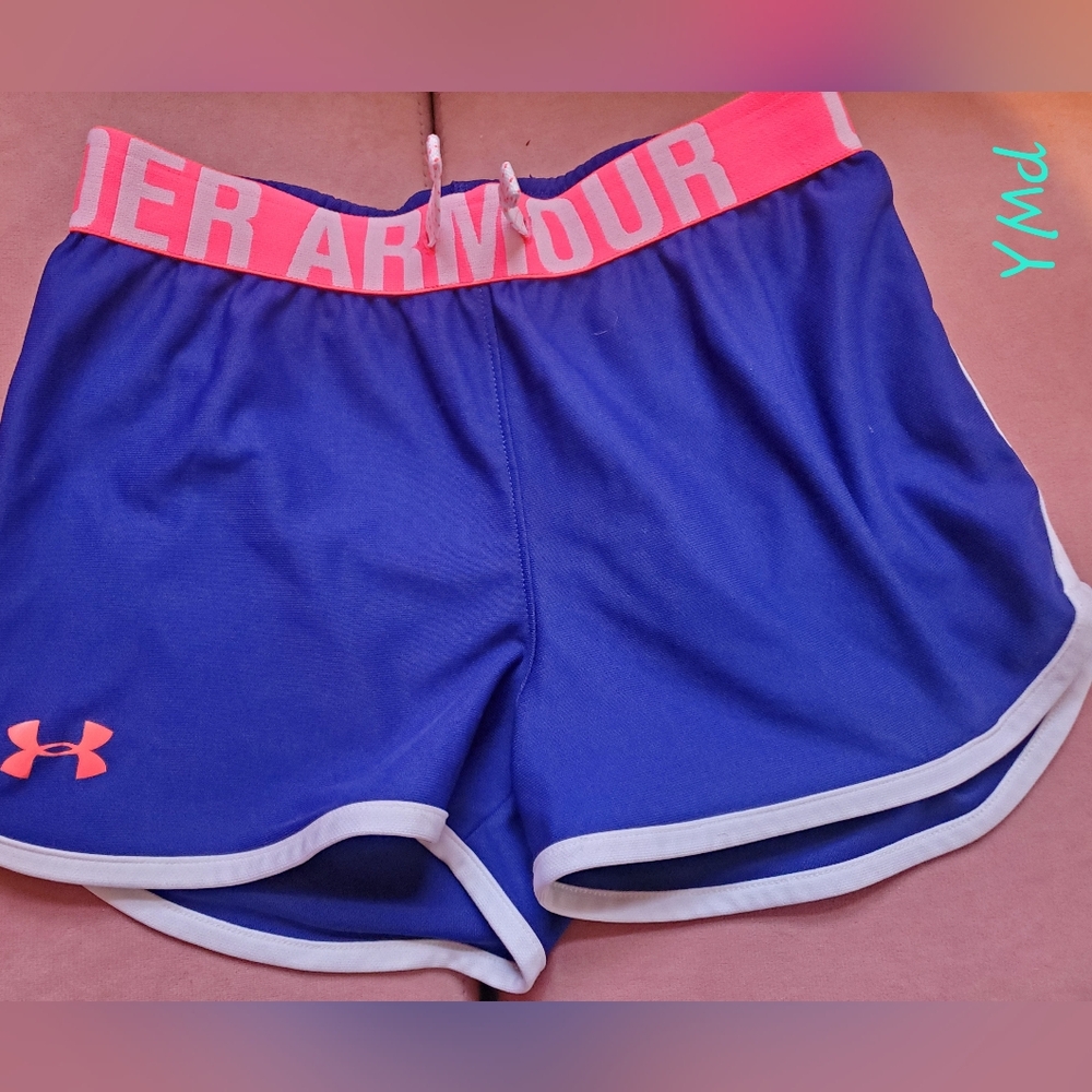 Blue Under Armour shorts - Youth Medium
